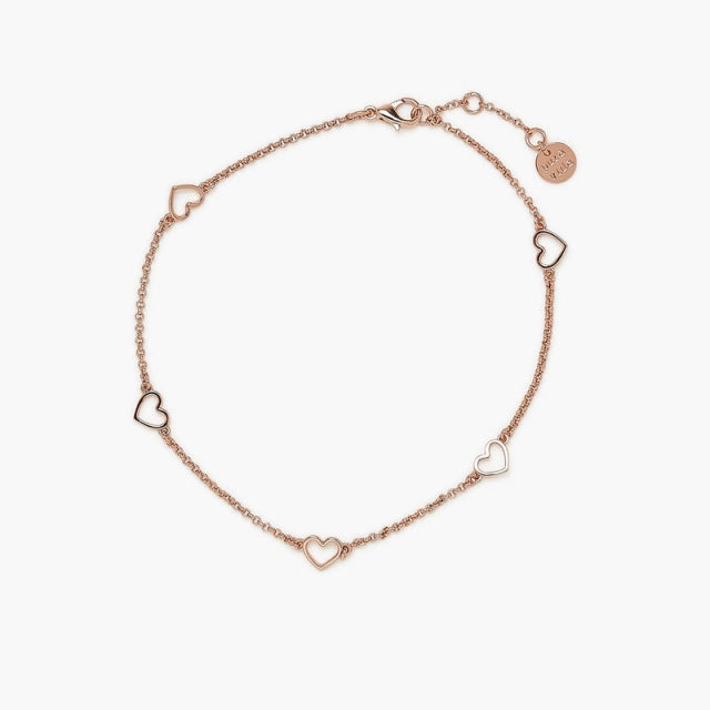 Dainty Hearts Anklet