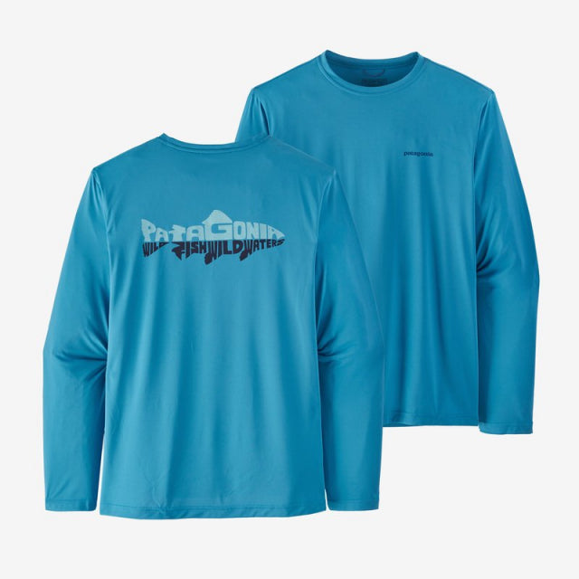 Men's Long-Sleeved Capilene® Cool Daily Fish Graphic Shirt