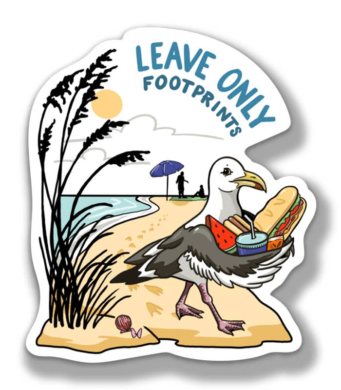 Freehand Goods - Leave Only Footprints Decal