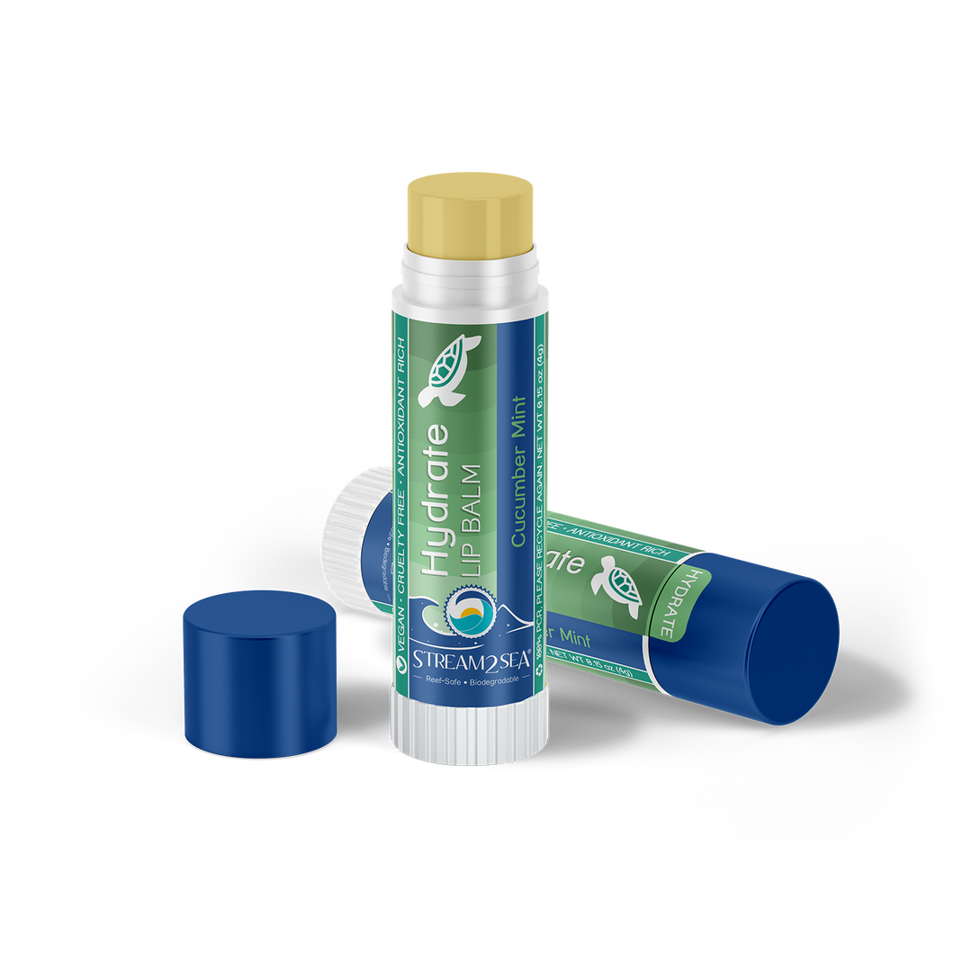 Hydrate Lip Balm - Cucumber Mint (w/ Hemp Oil)