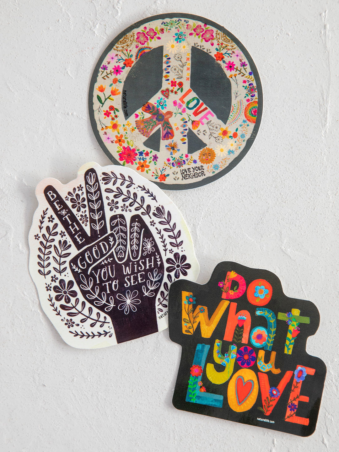 Stickers: Set of Three - Peace