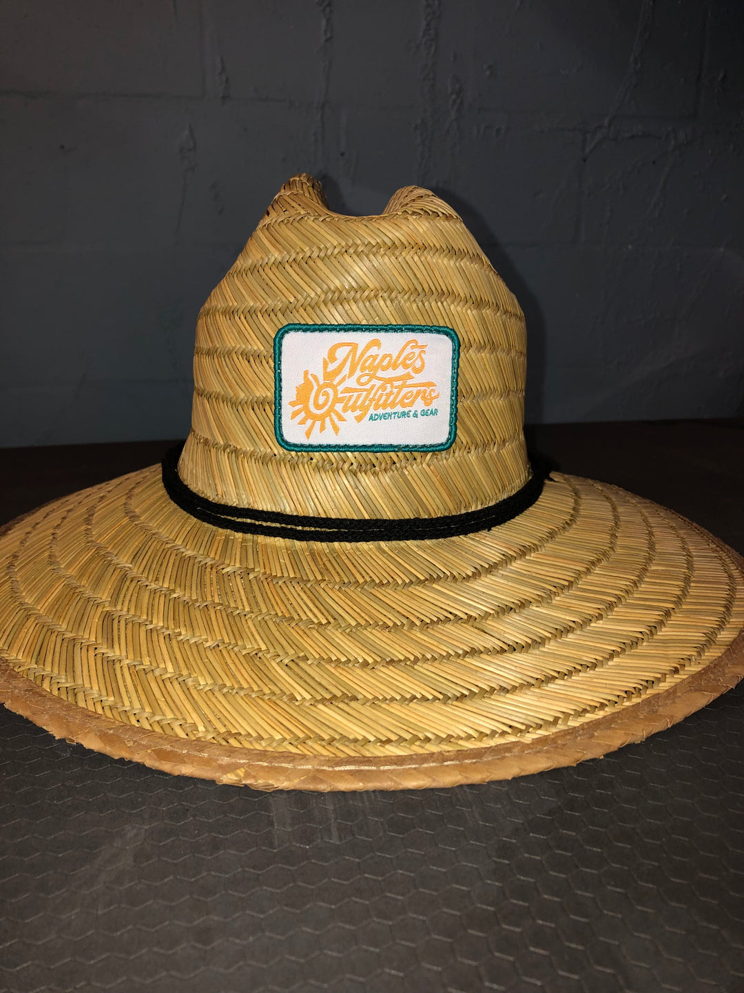 Naples Outfitters Logo Straw Hat
