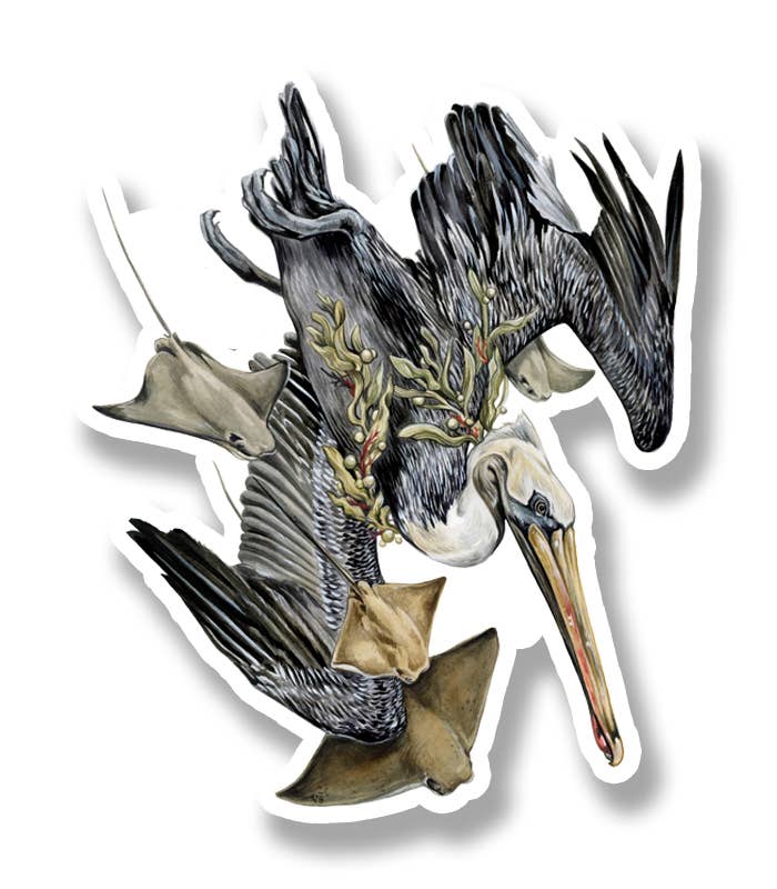 Freehand Goods - Pelican Sticker