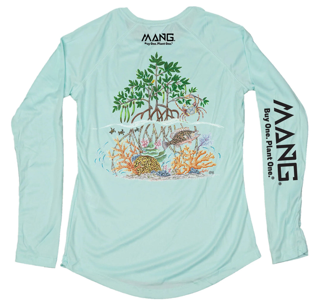 W’s Performance L/S - Raise The Reef MANG