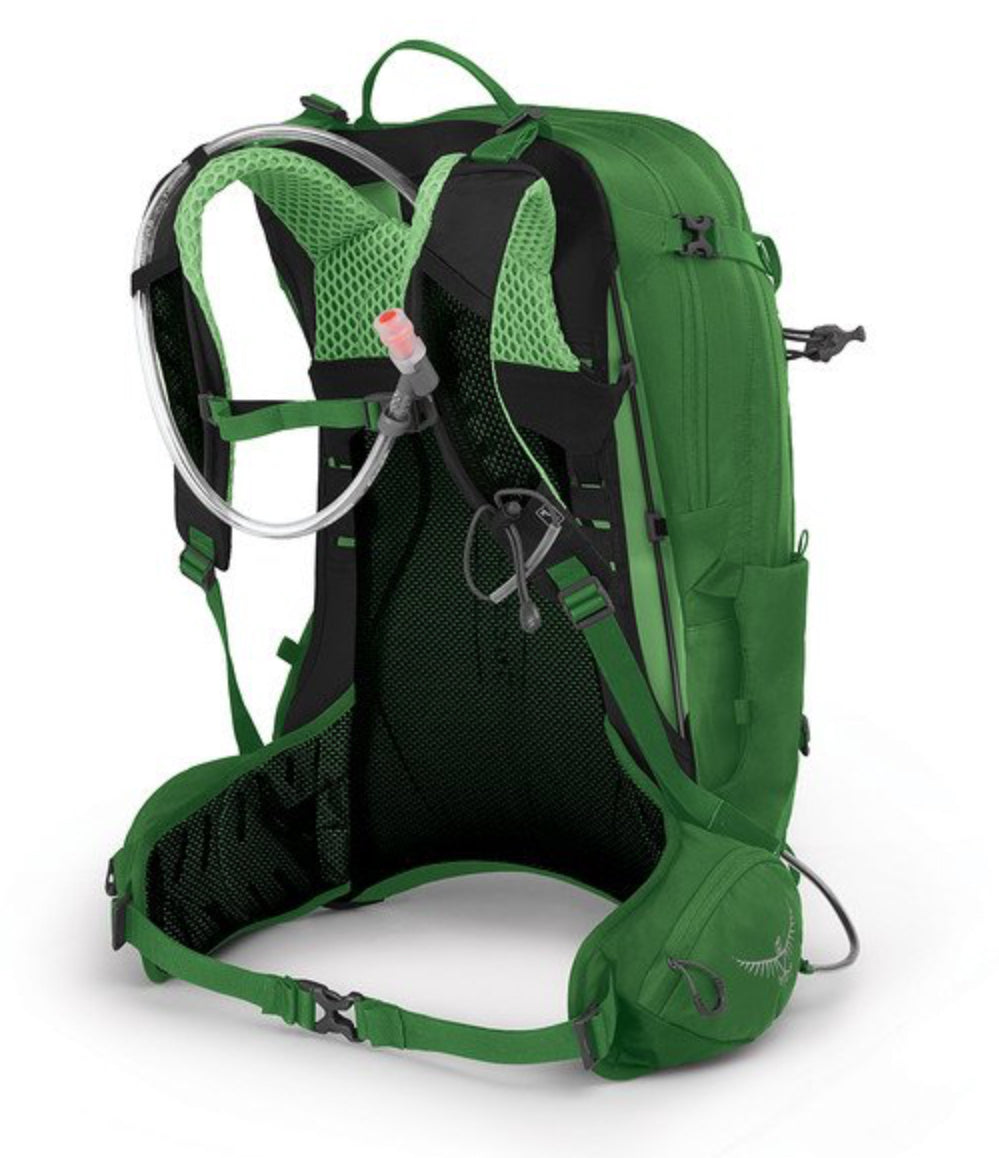 integrated raincover for backpack osprey manta Manta 24 Hiking Hydration Backpack Torrent Blue / One Size